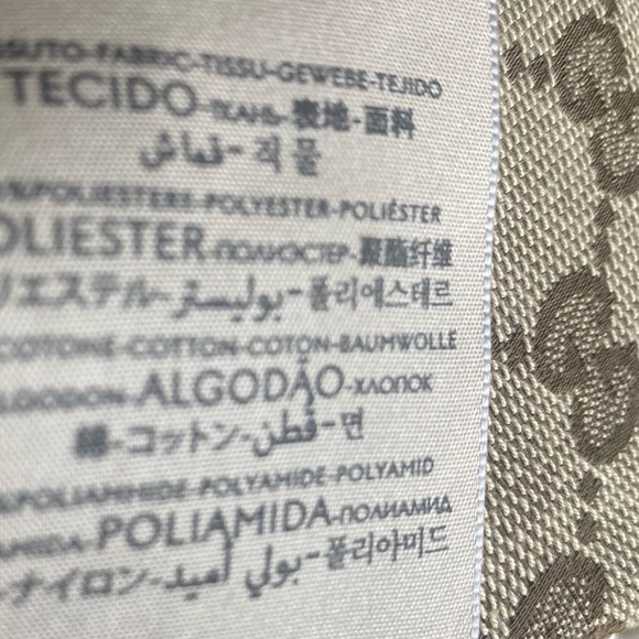 Gucci GG Monogram Bucket Hat Wide Large Brim Beige Canvas Jacquard Sun Coverage - Picture 16 of 16